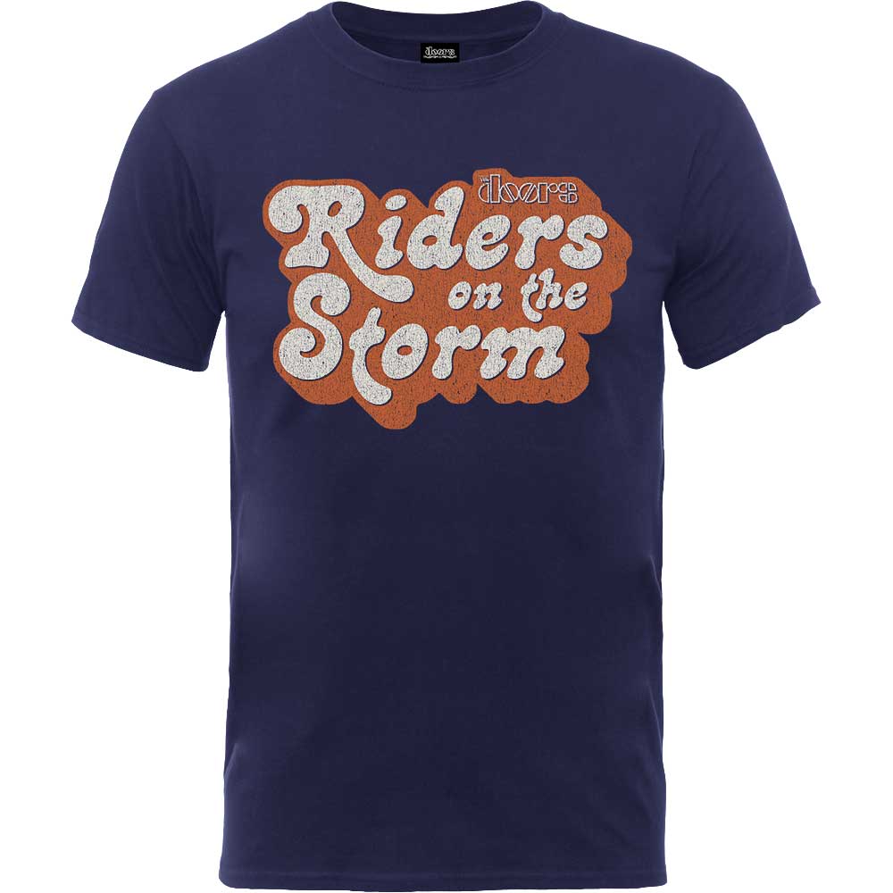 The Doors Unisex T-Shirt: Riders on the Storm Logo (X-Large) - 2