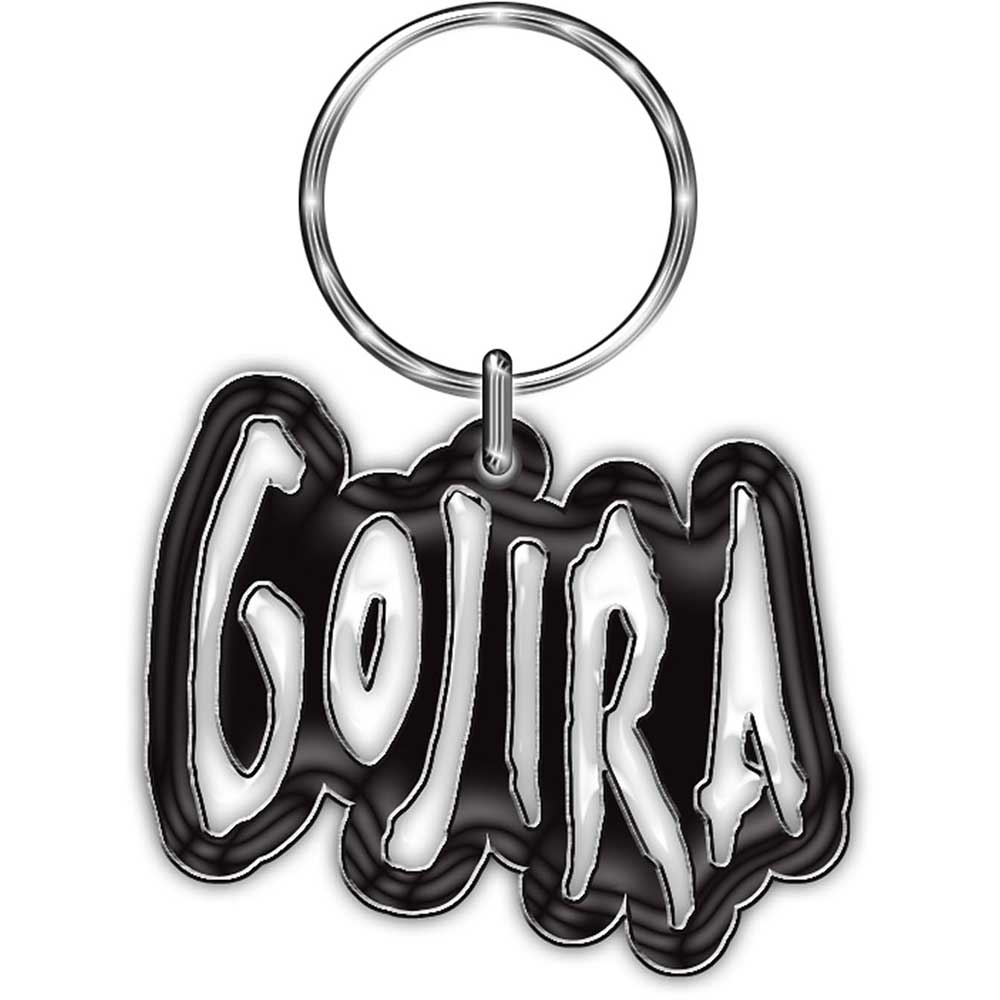 Gojira  Keychain: Logo (Enamel Infill)