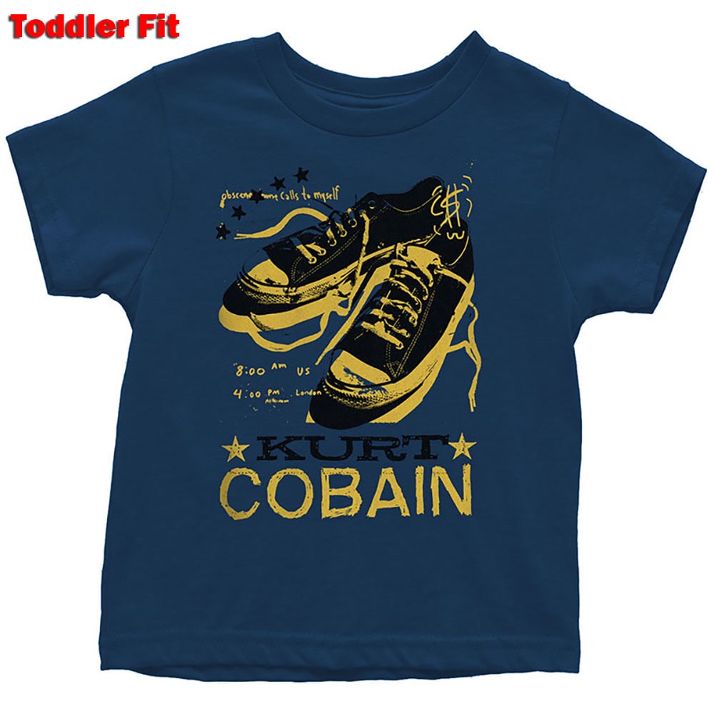 Kurt Cobain Kids Toddler T-Shirt: Laces (2 Years)