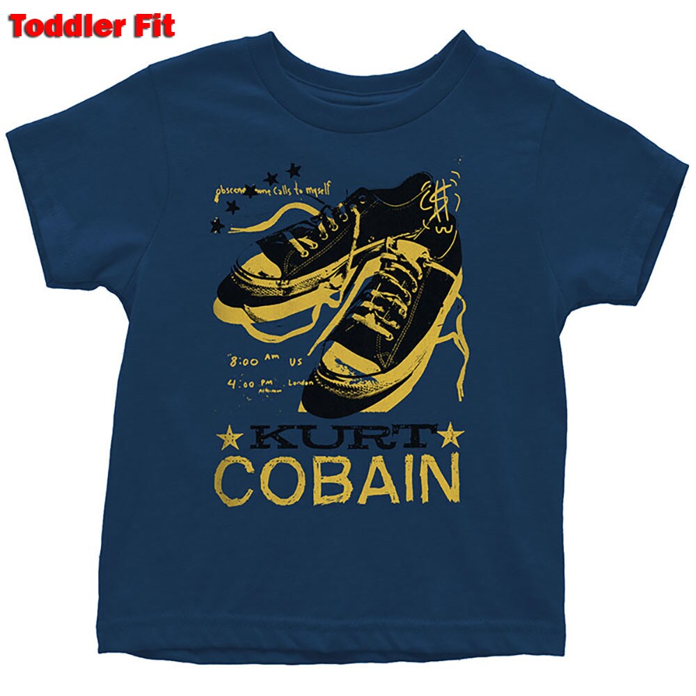 Kurt Cobain Kids Toddler T-Shirt: Laces (4 Years)