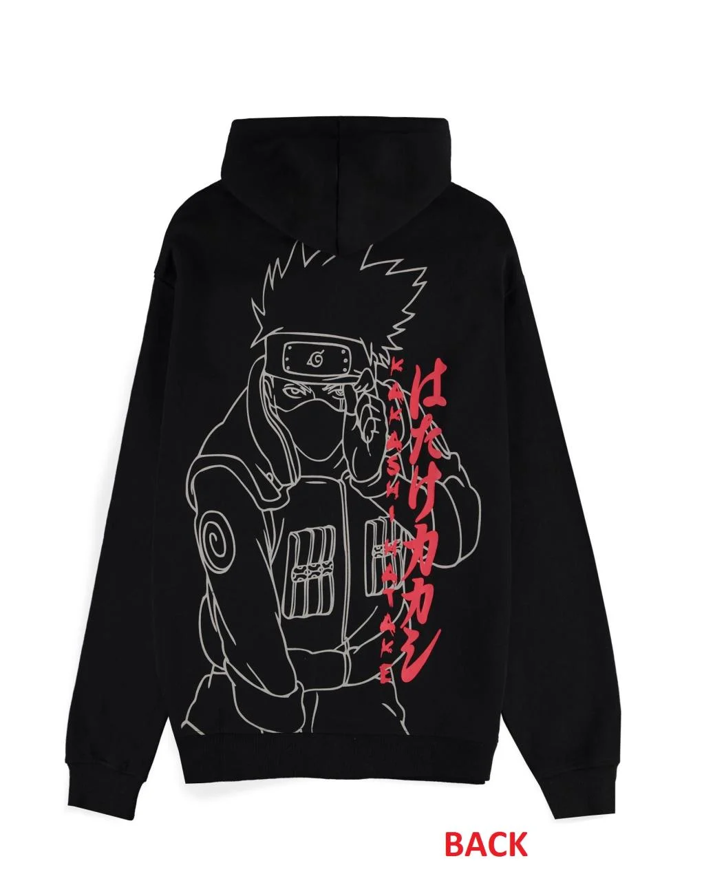 NARUTO Shippuden - Kakashi Line Art - Men's Zipper Hoodie (XL) - 2