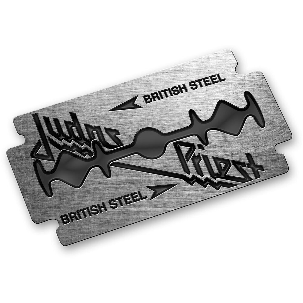 Judas Priest Pin Badge: British Steel