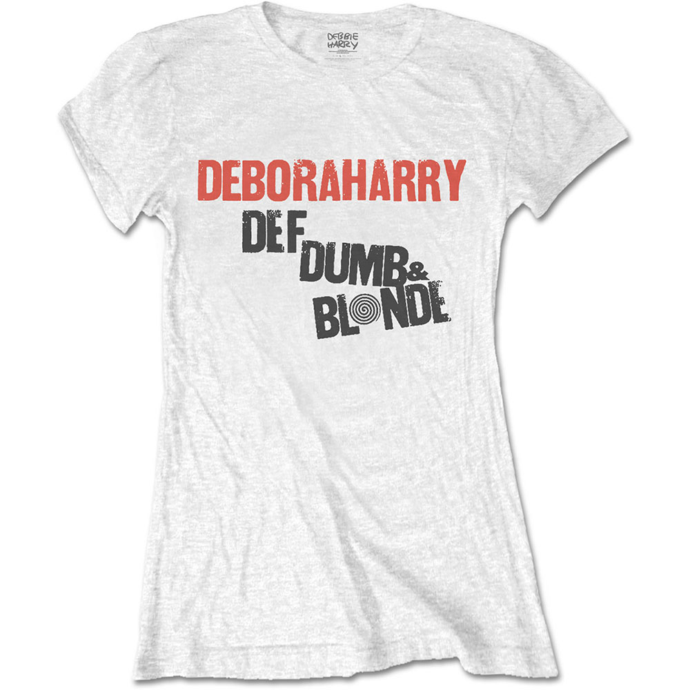 Debbie Harry Ladies T-Shirt: Def, Dumb & Blonde (XX-Large)