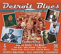 Blandade Artister: Detroit Blues (4CD)