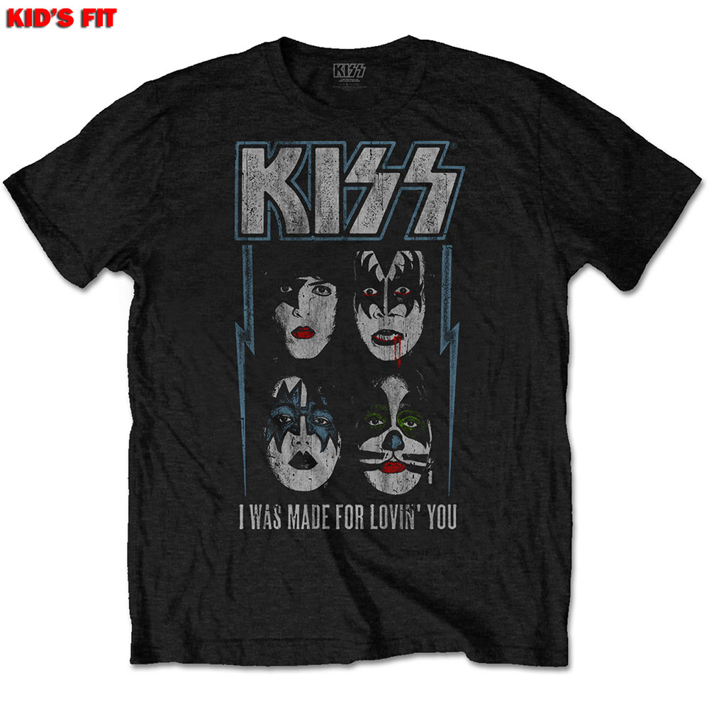 KISS Kids T-Shirt: Made For Lovin' You (7-8 Years)