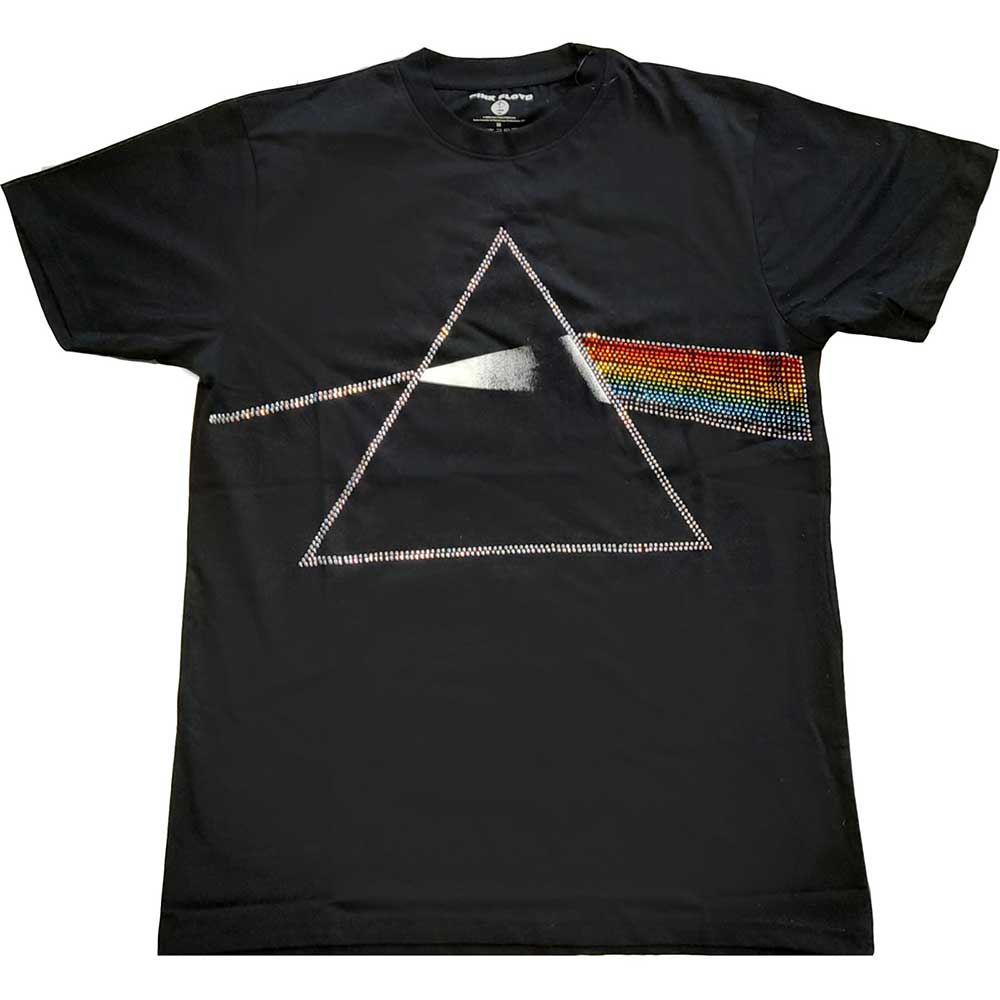 Pink Floyd Unisex T-Shirt: Dark Side of the Moon (Diamante) (Large)