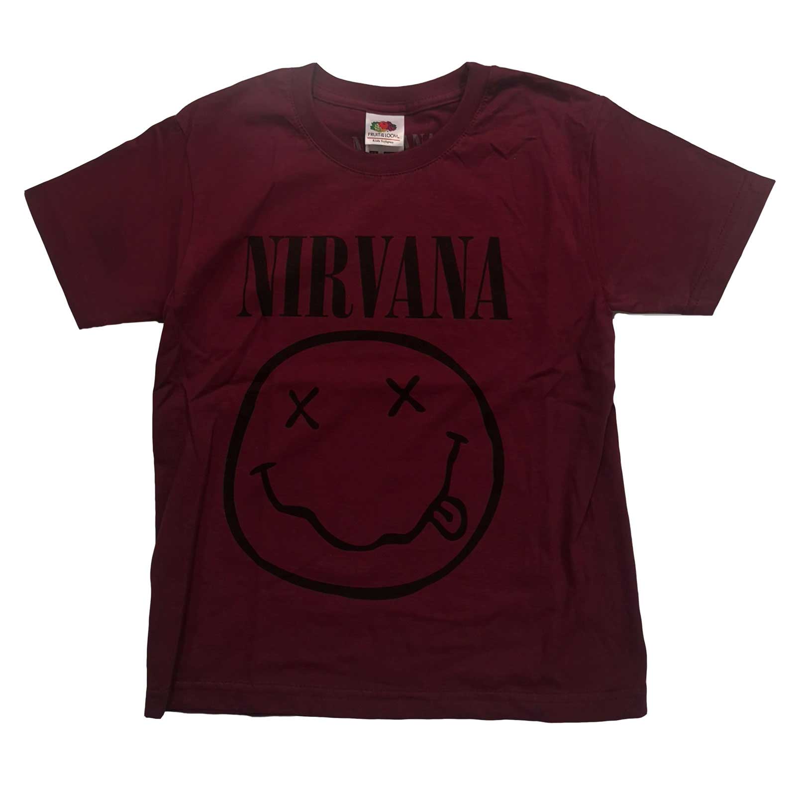 Nirvana Kids T-Shirt: Grey Smiley (5-6 Years)