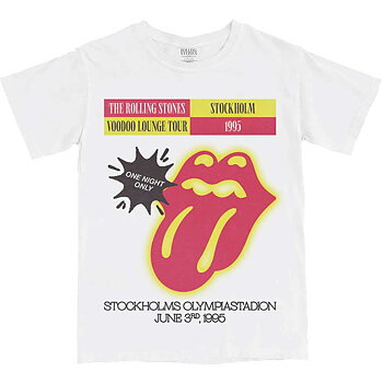 The Rolling Stones Unisex T-Shirt: Stockholm '95 (Medium)