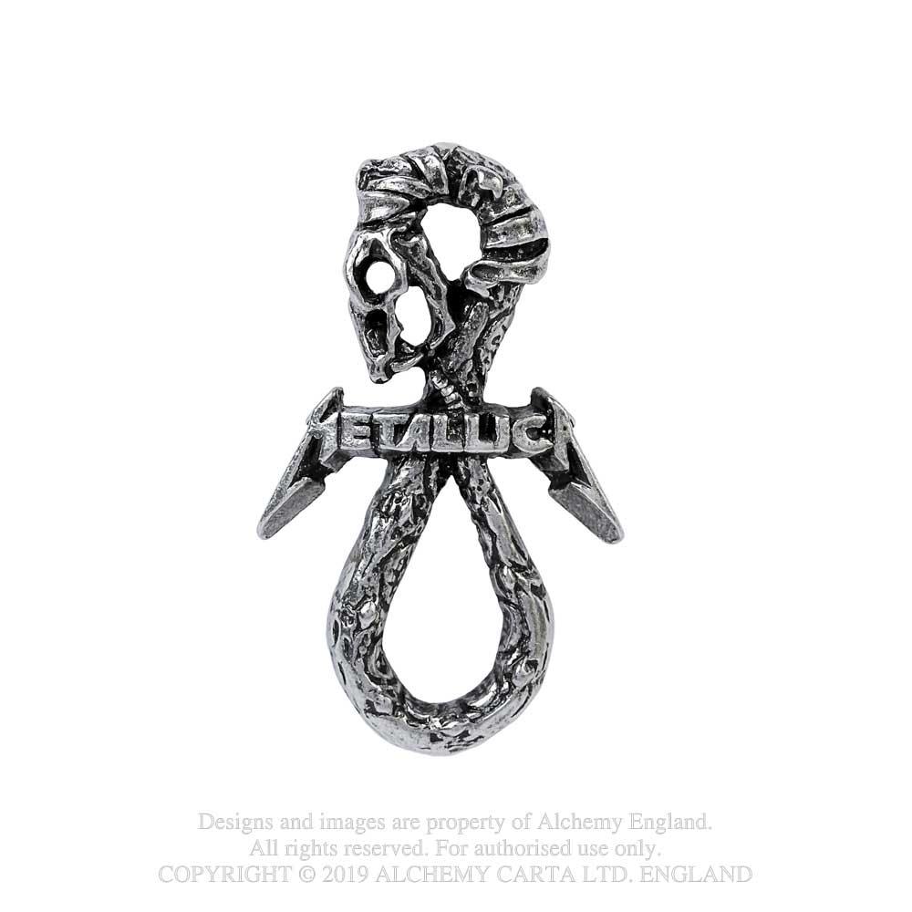 Metallica Pin Badge: Snake - 2