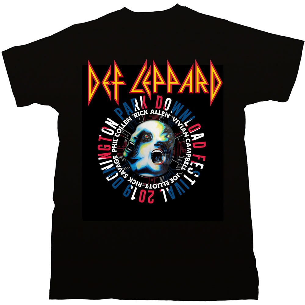 Def Leppard Unisex T-Shirt: Download Fest 2019 (Limited Edition) (XX-Large)