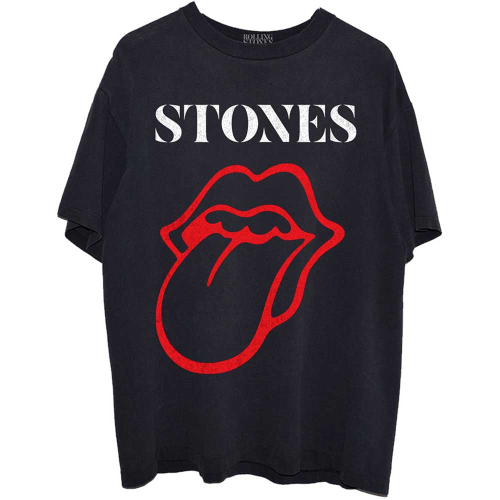 The Rolling Stones Unisex T-Shirt: Sixty Classic Vintage Tongue (Medium)