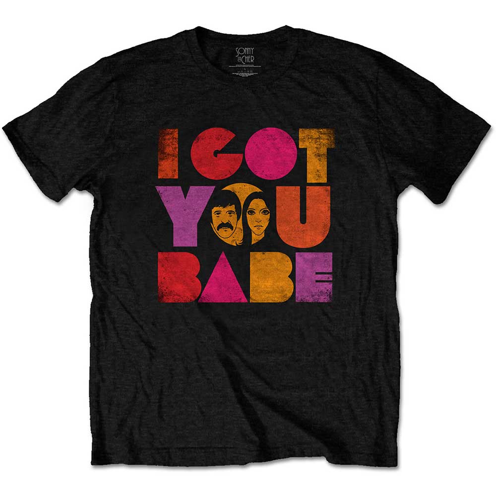 Sonny & Cher Unisex T-Shirt: I Got You Babe (X-Large)