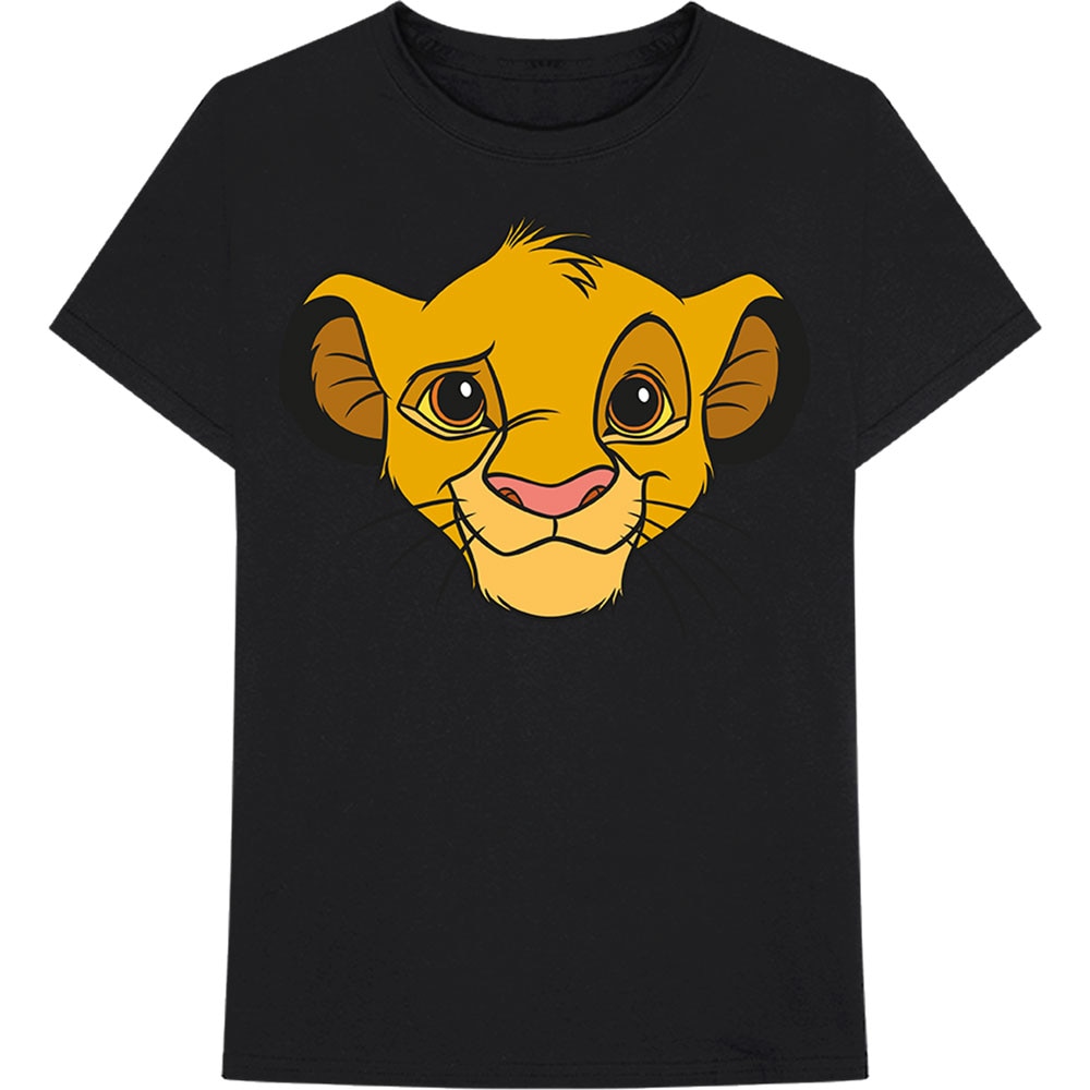 Disney Unisex T-Shirt: Lion King - Simba Face (Large)
