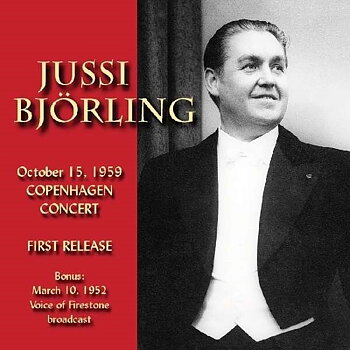 Björling Jussi: Copenhagen Concert October 15, 1959 (CD)