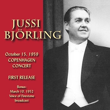 Björling Jussi: Copenhagen Concert October 15, 1959 (CD)