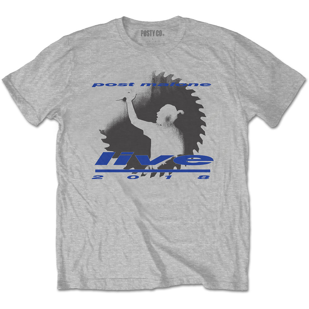 Post Malone Unisex T-Shirt: Live Saw (Medium)