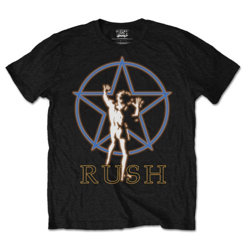 Rush Unisex T-Shirt: Starman Glow (Large)