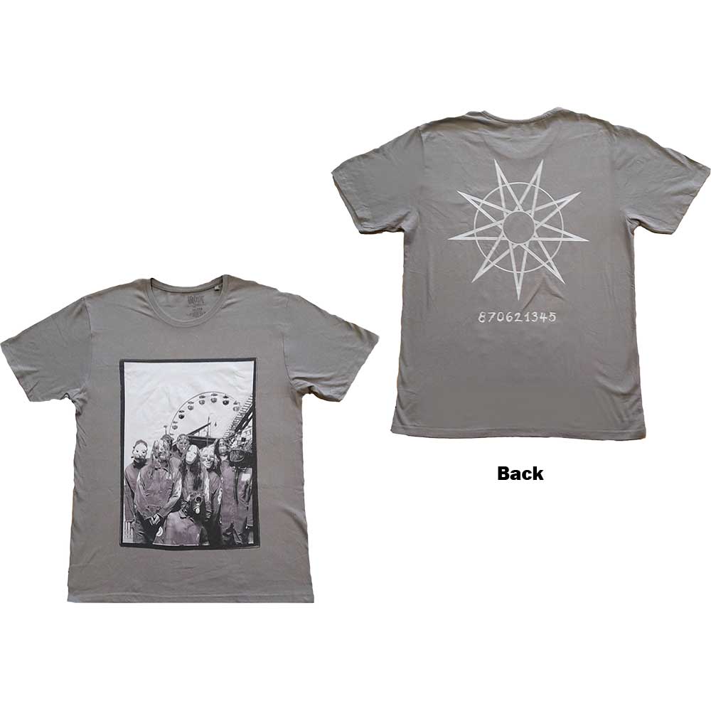 Slipknot Unisex T-Shirt: Amusement Park (Back Print) (Medium)