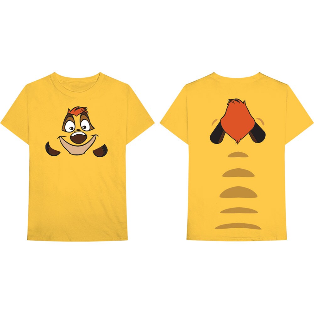 Disney Unisex T-Shirt: Lion King Timon (Back Print) (XX-Large)