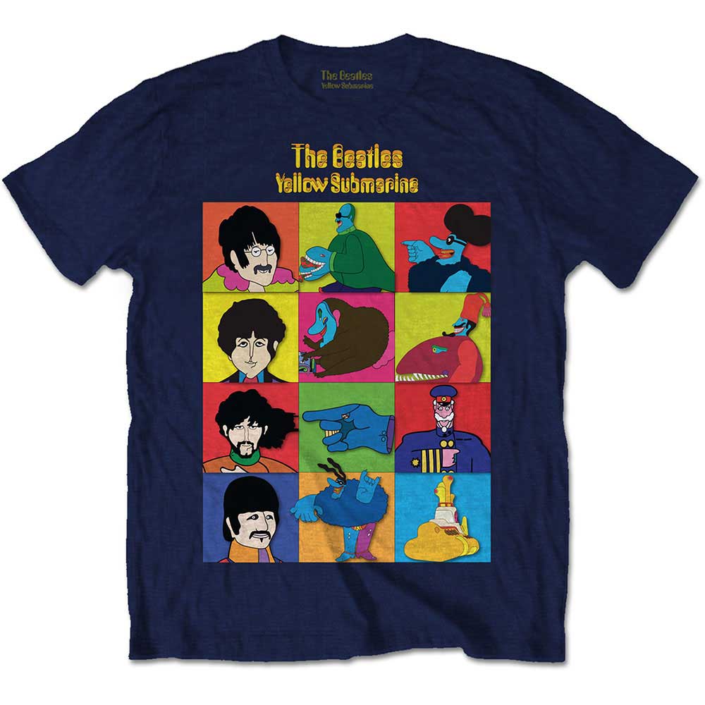 The Beatles Kids T-Shirt: Submarine Characters (13-14 Years)