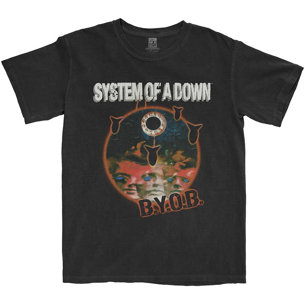 System Of A Down Unisex T-Shirt: BYOB Classic (X-Large)
