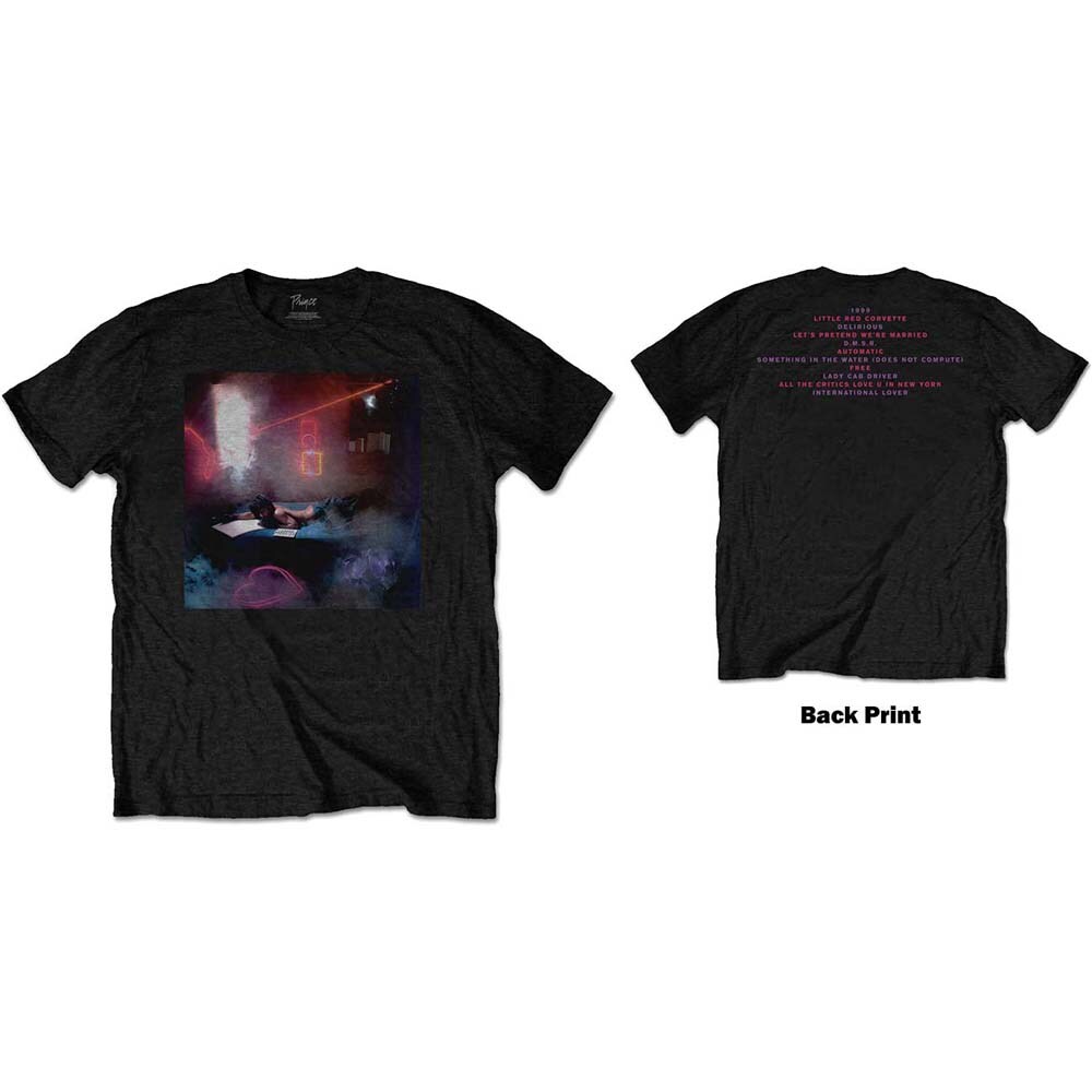 Prince Unisex T-Shirt: Watercolours (Back Print) (XX-Large)