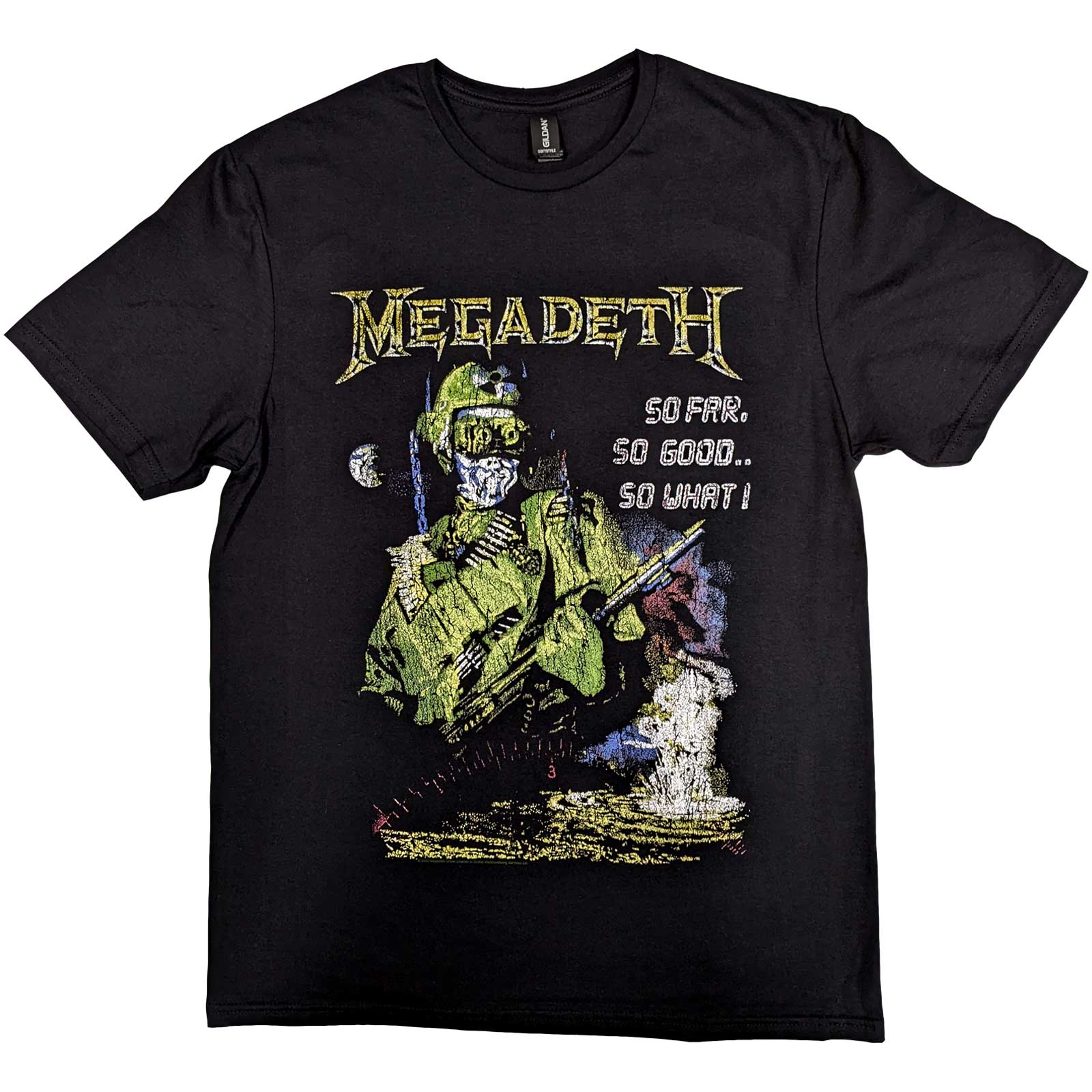 Megadeth Unisex T-Shirt: SFSGSW Explosion Vintage (Medium)
