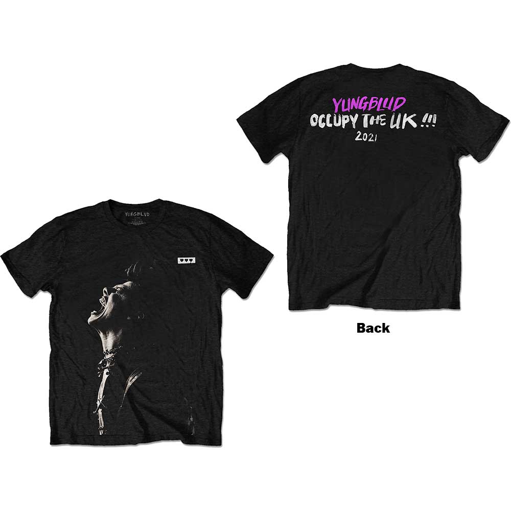 Yungblud Unisex T-Shirt: Occupy the UK (Back Print) (X-Large)