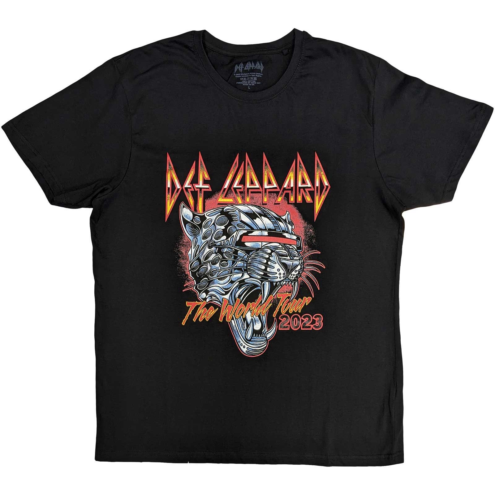 Def Leppard Unisex T-Shirt: Tour 2023 (Medium)