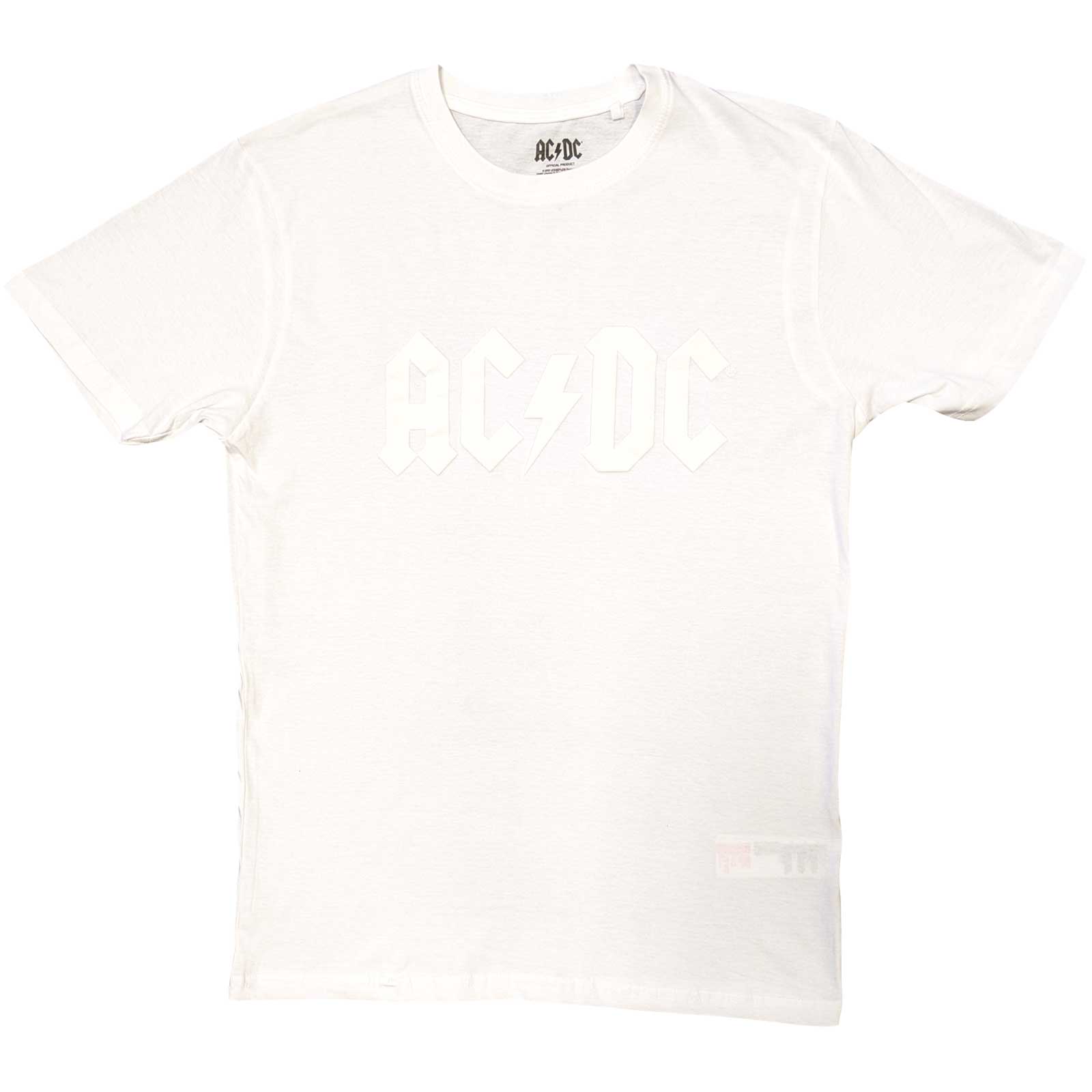 AC/DC Unisex T-Shirt: Logo (Hi-Build) (Medium)