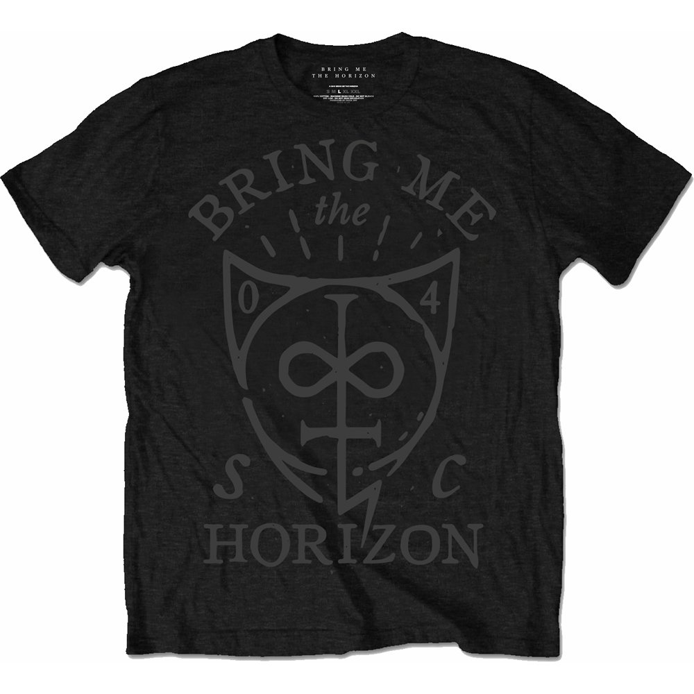 Bring Me The Horizon Unisex T-Shirt: Hand Drawn Shield (Large)