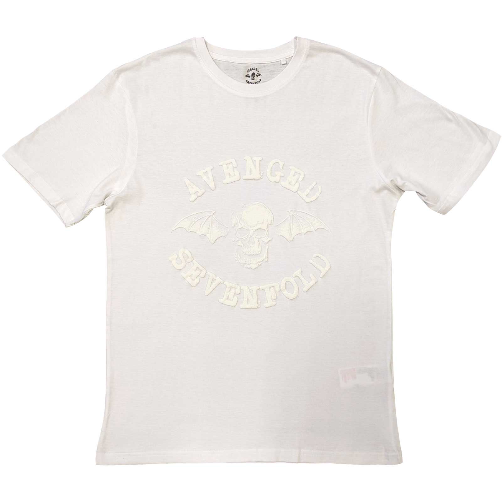 Avenged Sevenfold Unisex T-Shirt: Classic Deathbat (Hi-Build) (Medium)