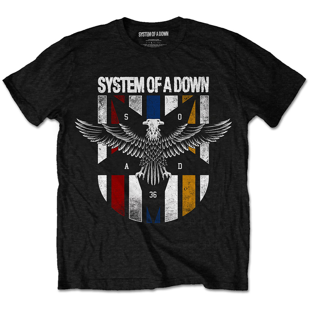 System Of A Down Unisex T-Shirt: Eagle Colours (XX-Large)