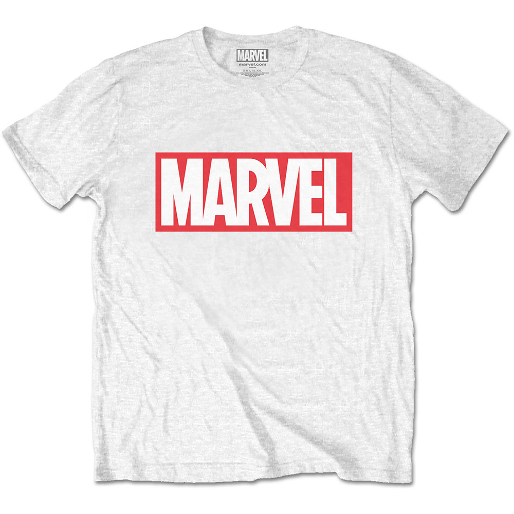 Marvel Comics Unisex T-Shirt: Marvel Box Logo (XX-Large)