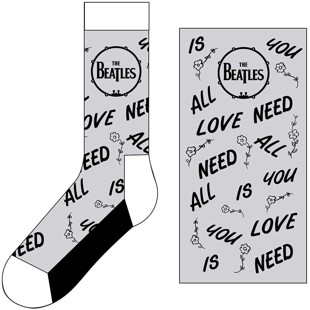 The Beatles Unisex Ankle Socks: AYNIL & Drum (UK Size 7 - 11)