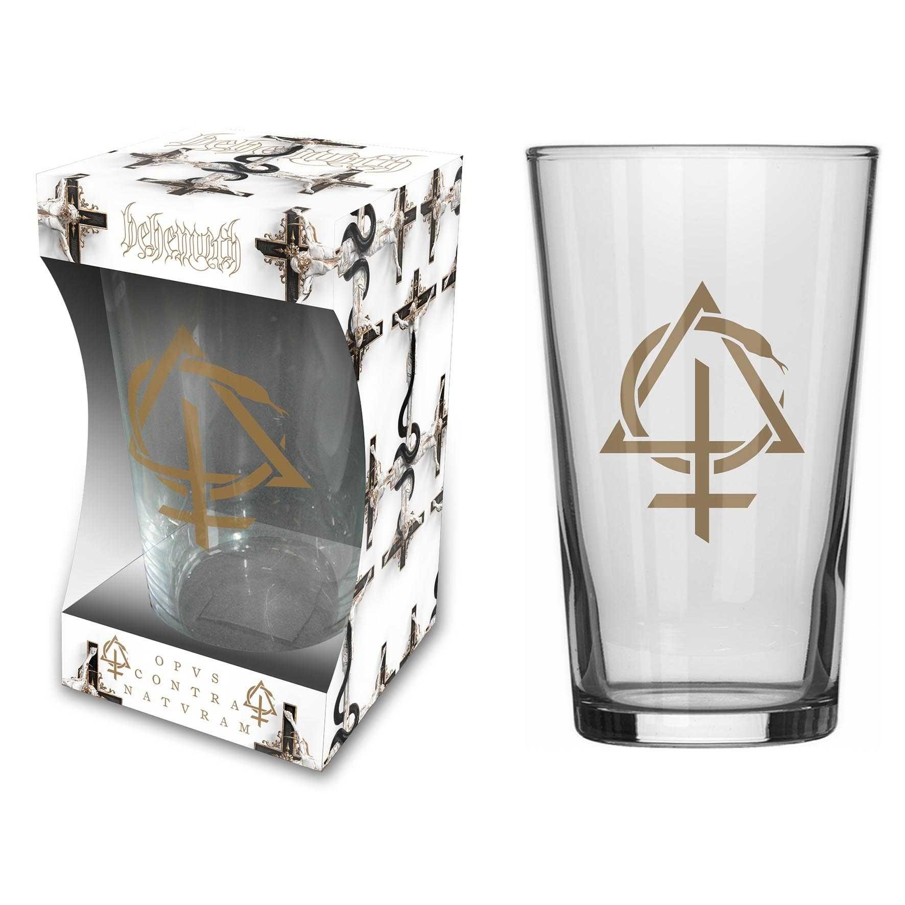 BEHEMOTH BEER GLASS - OPUS CONTRA NATVRAM (BOXED) - 2
