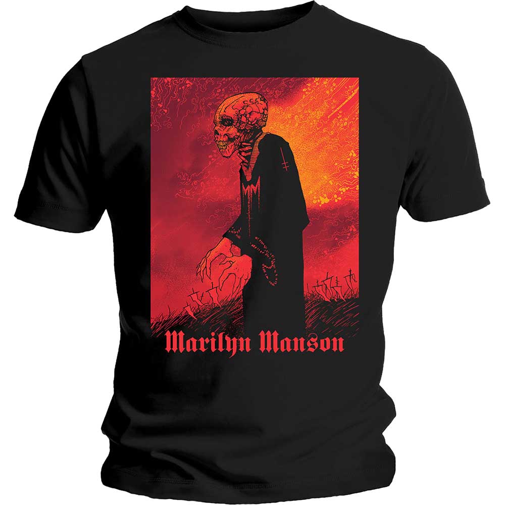 Marilyn Manson Unisex T-Shirt: Mad Monk (X-Large) - 2
