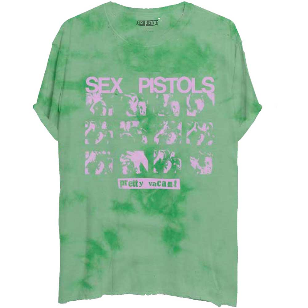 The Sex Pistols Unisex T-Shirt: Pretty Vacant (Dye-Wash) (XX-Large)