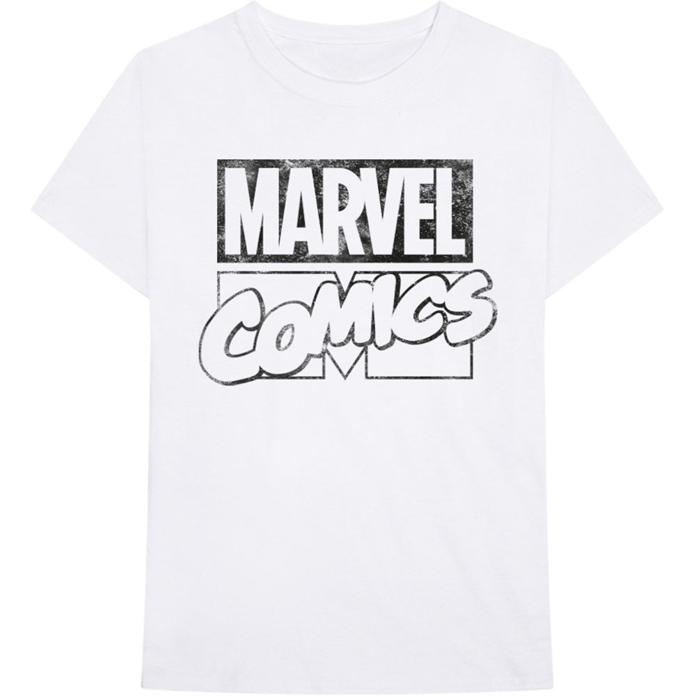 Marvel Comics Unisex T-Shirt: Logo (Large)