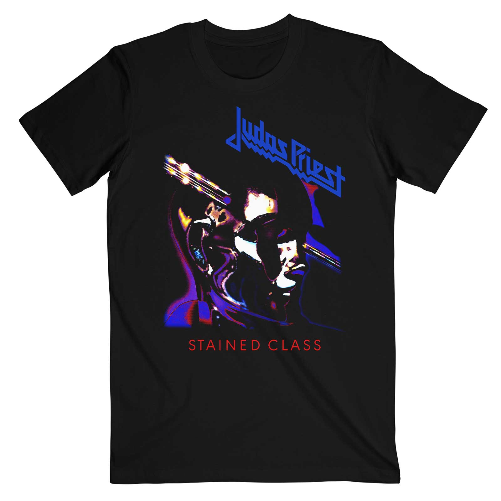 Judas Priest Unisex T-Shirt: Stained Class Purple Mixer (X-Large)