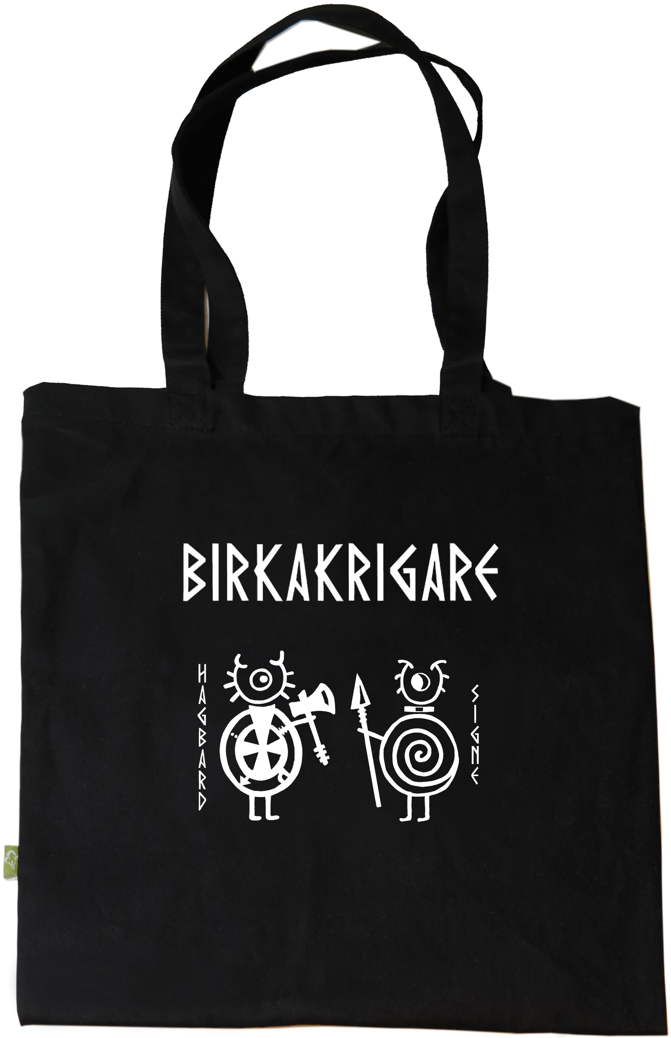 Tote bag: Birka Warriors -  Hagbard & Signe - Viking Art Collection