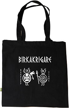 Tote bag: Birka Warriors -  Hagbard & Signe - Viking Art Collection