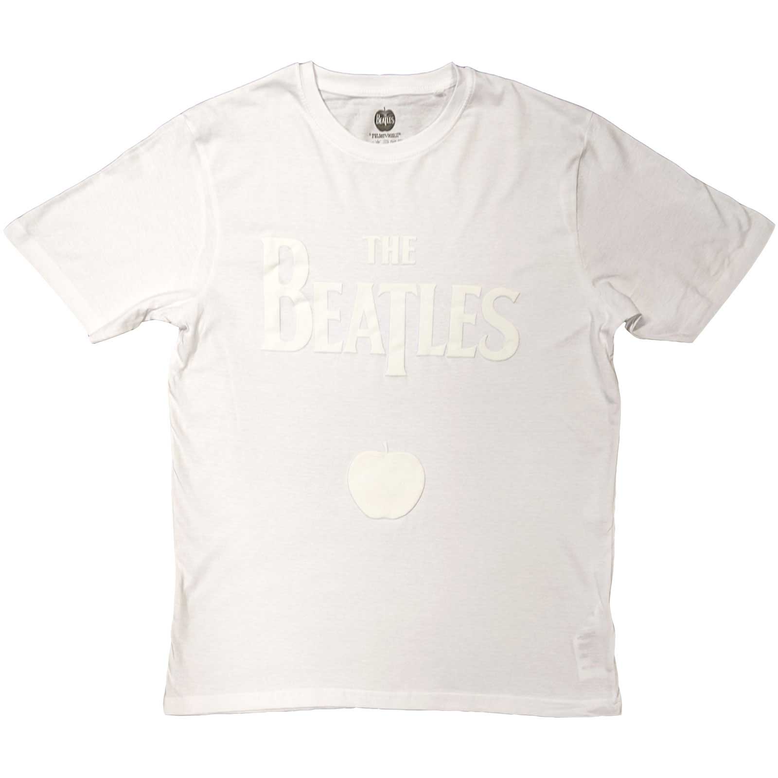 The Beatles Unisex T-Shirt: Logo & Apple (Hi-Build) (X-Large)