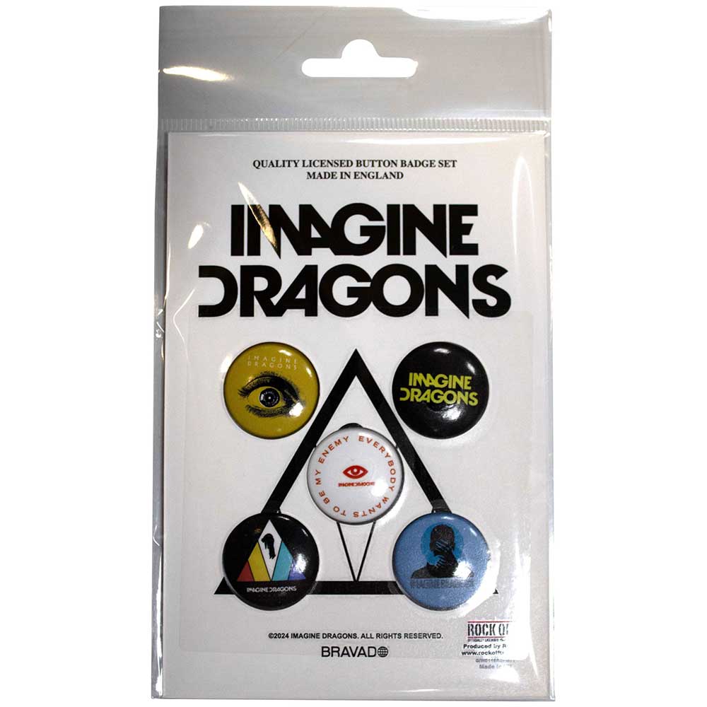 Imagine Dragons  Button Badge Pack: Enemy