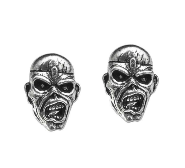 Earrings: Iron Maiden - Piece Of Mind Eddie (studs)