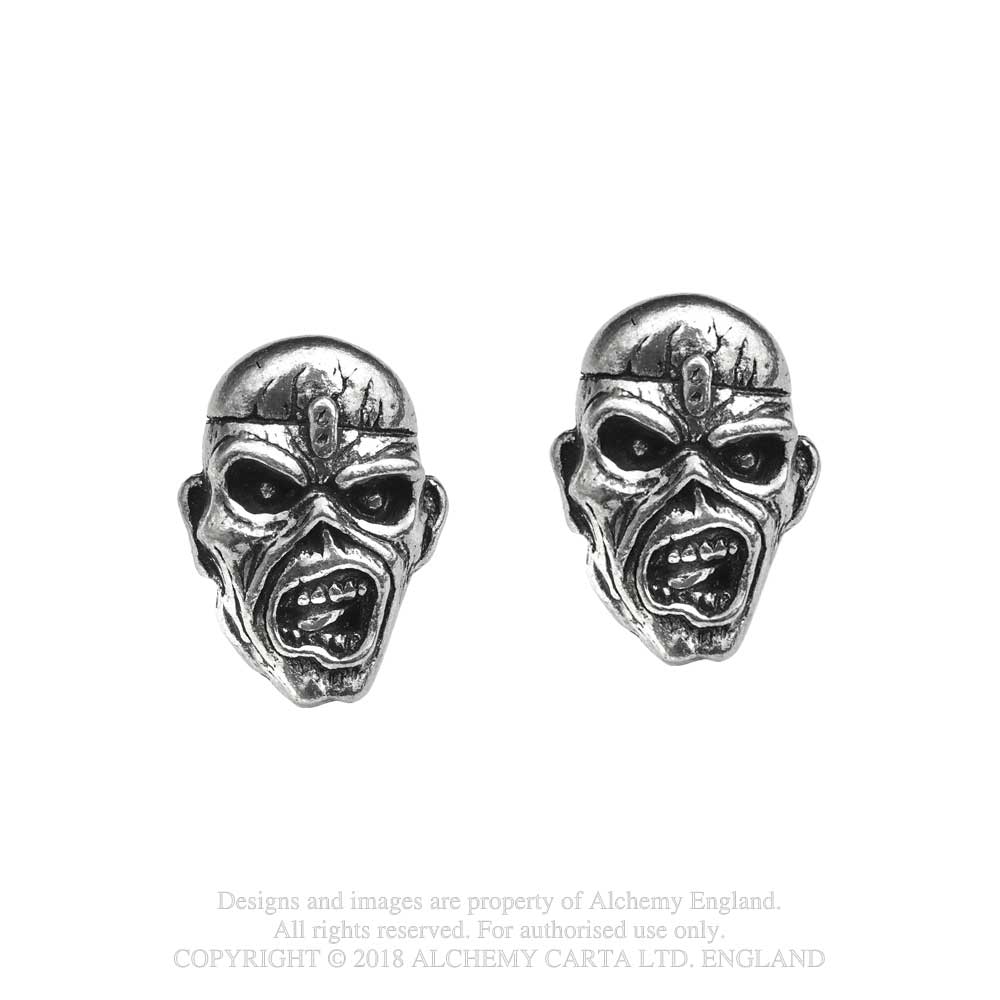 Earrings: Iron Maiden - Piece Of Mind Eddie (studs) - 3