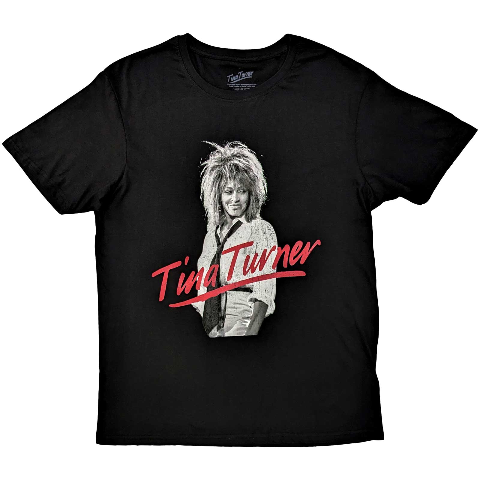 Tina Turner Unisex T-Shirt: Red Logo (Medium)