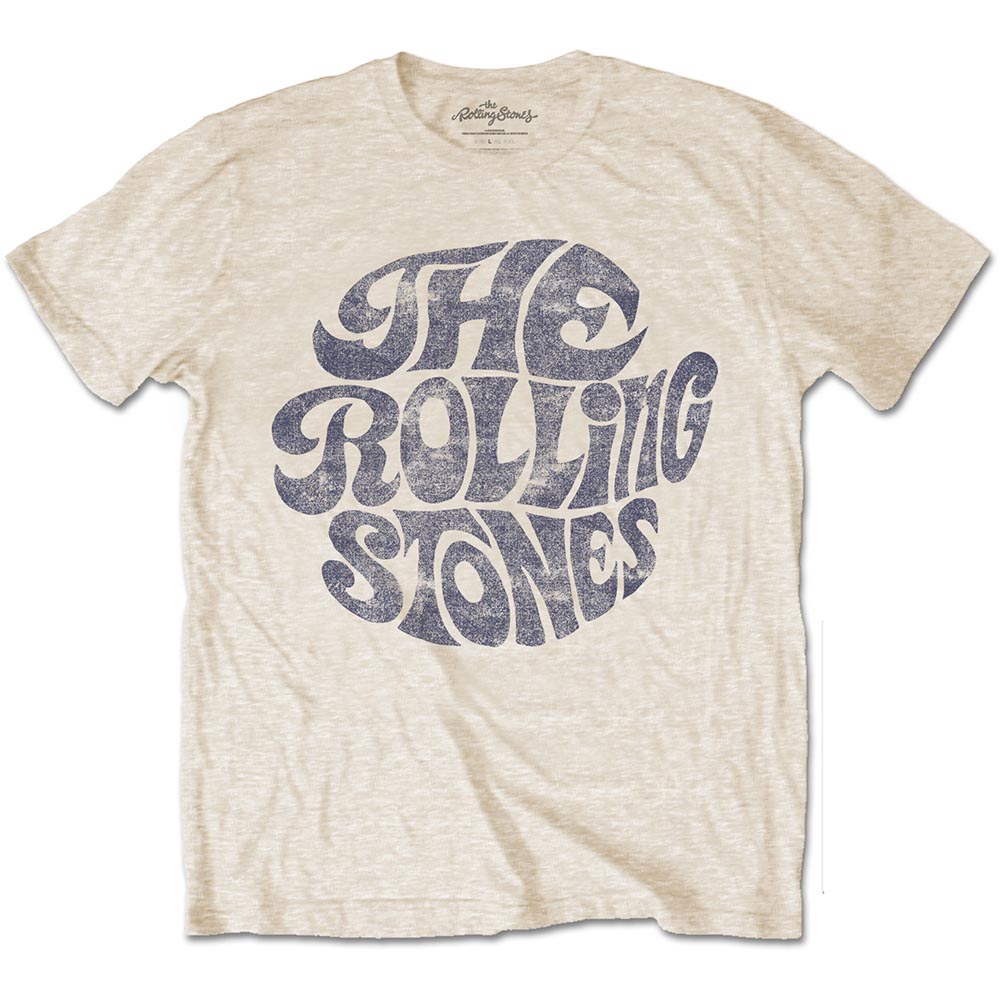 The Rolling Stones Unisex T-Shirt: Vintage 1970s Logo (Large