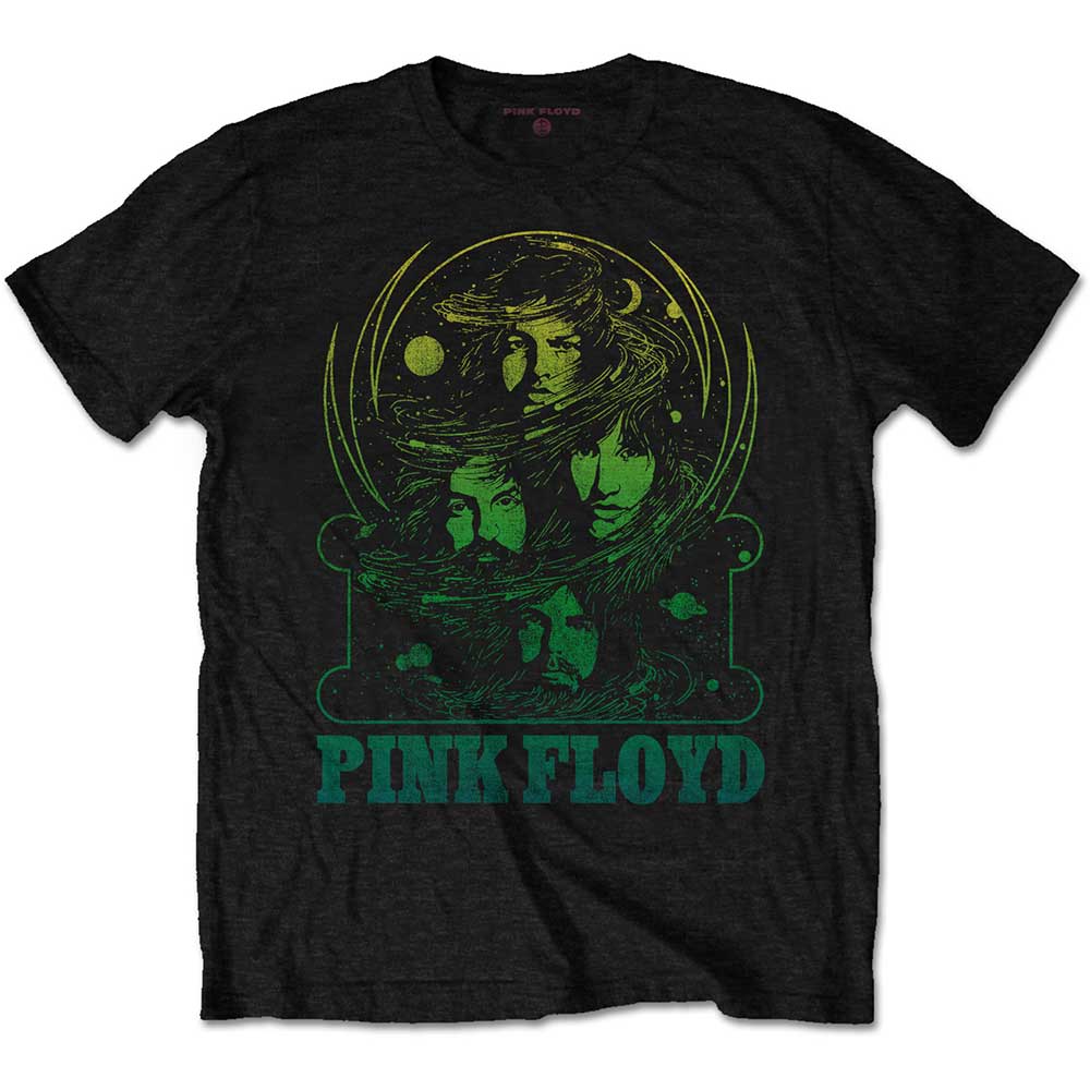 Pink Floyd Unisex T-Shirt: Green Swirl (X-Large)