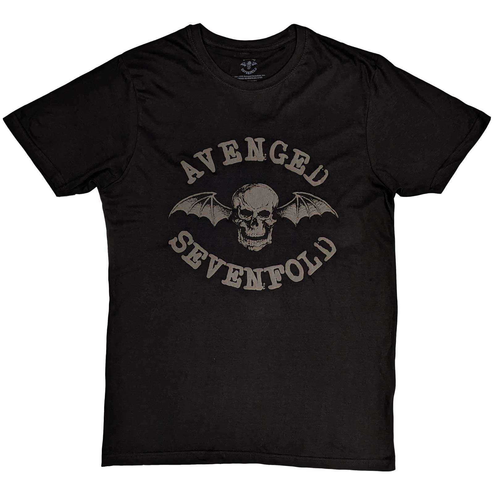 Avenged Sevenfold Unisex T-Shirt: Classic Deathbat (Hi-Build) (XX-Large)